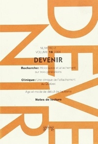  Georg - Devenir Volume 16 N° 2/2004 : .