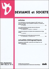 D Laberge - Déviance et Société Volume 21 N° 3, Sept : .