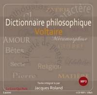  Voltaire - Dictionnaire philosophique. 1 CD audio MP3