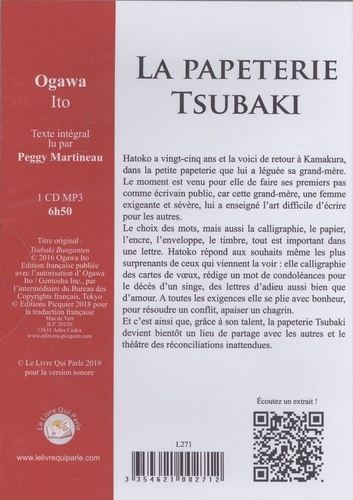 Je te présente ce super livre La papeterie Tsubaki de Ogawa Ito sortie