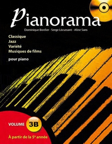 Serge Lécussant - Pianorama - Volume 3B. 1 CD audio