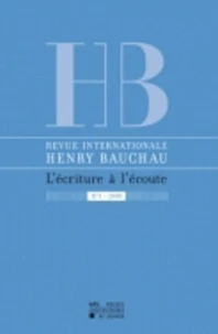 Revue internationale Henry Bauchau N° 1/2008