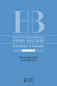 Henry Bauchau en traduction