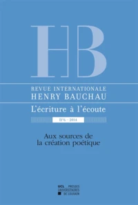 Aux sources de la création poétique