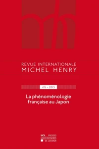 La phénoménologie française au Japon