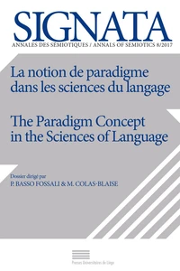 La notion de paradigme dans les sciences du langage