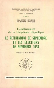L'établissement de la Ve république