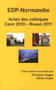 Actes des colloques EDP-Normandie Caen 2010 - Rouen 2011