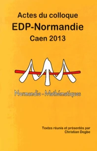 Actes du colloque "EDP-Normandie" Caen 2013