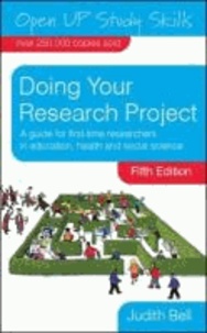 Doing Your Research Project - A Guide for First-Time Researchers in Education, Health and Social Science.