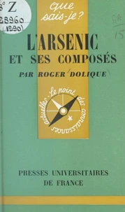 L'arsenic et ses composés