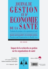 Domin J.wittwer-e.minvielle-jp - Impact de la recherche  en gestion sur les organisations de sante-jges 4-2019 - Journal de gestion et d'economie de la sante-n°4 vol 37-2019.