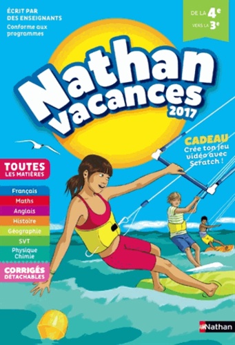 Dominik Manns et Olivier Revil - Nathan Vacances De la 4e vers la 3e.