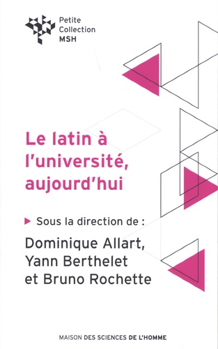 Le latin à l'université, aujourd'hui