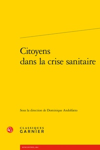 Dominique Andolfatto - Citoyens dans la crise sanitaire.