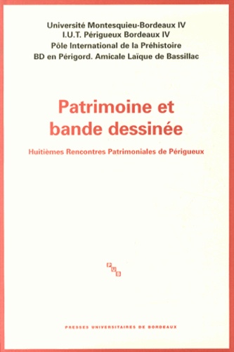Dominique Audrerie - Patrimoine et bande dessinée - Huitièmes Rencontres Patrimoniales de Périgueux.