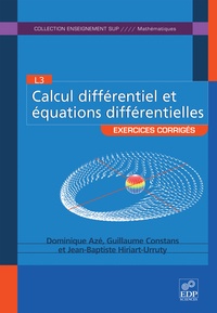 Livre télécharger pda Calcul différentiel et équations différentielles  - Exercices corrigés (French Edition) 9782759804139