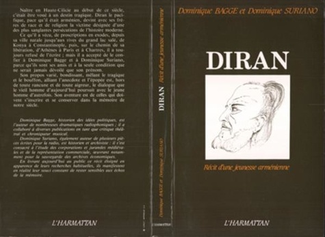 Dominique Bagge - Diran : récit d'une jeunesse arménienne.