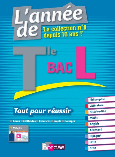 L'année de Tle bac L  Edition 2016