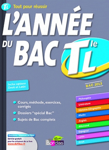 Dominique Boissier et Nicole Gandilhon - L'année du Bac Tle L - BAC 2013.