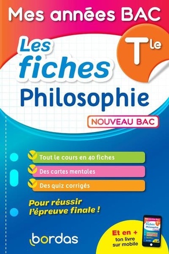 Dominique Boissier - Les fiches philosophie Tle.