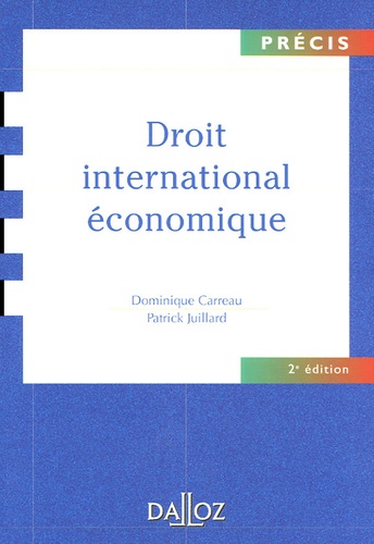 Droit international économique 2e édition