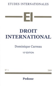 Dominique Carreau - Droit international.