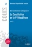 Dominique Chagnollaud de Sabouret - Droit constitutionnel contemporain - Tome 2, La Constitution de la Ve République.