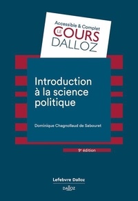 Dominique Chagnollaud de Sabouret - Introduction à la science politique - Elements de sociologie politique.