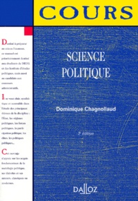 Dominique Chagnollaud - Science Politique. 3eme Edition.