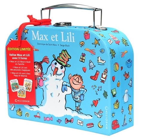 Ma petite valise Max et Lili. Max et Lili fêtent Noël en famille ; Max et Lili ont des pouvoirs magiques ; Max et Lili vont chez Papy et Mamie