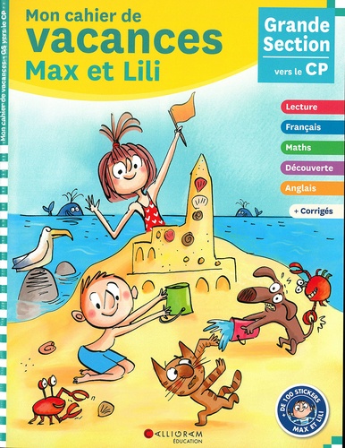 Mon cahier de vacances Max et Lili de la GS au CP - Occasion