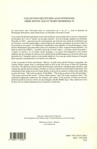 La lettre-miroir dans l'Occident latin et vernaculaire du Ve au XVe s.