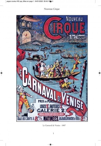 Nouveau Cirque. Paris de la Belle Epoque, 1886-1906