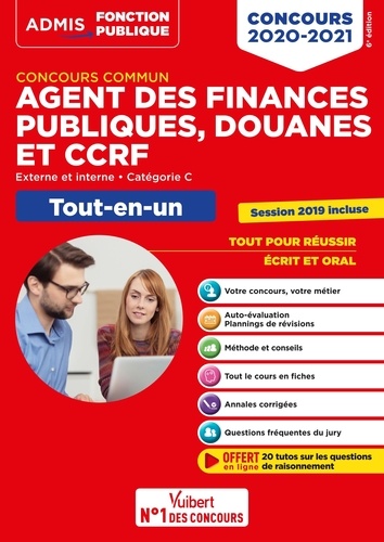 Concours commun Agent des finances publiques, douanes et CCRF Externe, interne, catégorie C. Tout-en-un  Edition 2020-2021