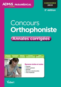 Dominique Dumas - Concours orthophoniste - Annales corrigées.