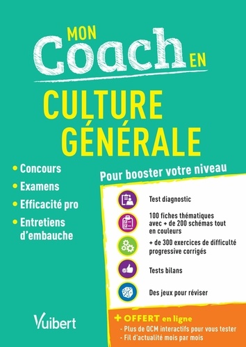 Mon coach en Culture générale - Fil d'actu offert. Concours - examens - efficacité professionnelle - entretiens d'embauche  Edition 2019-2020