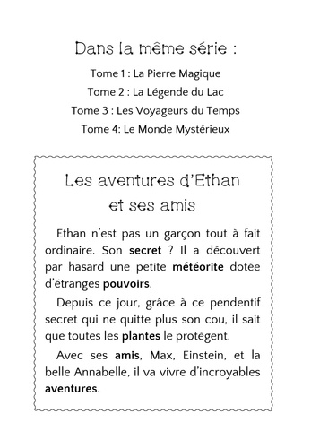 Les aventures extraordinaires d'Ethan Tome 4 Le monde mystérieux