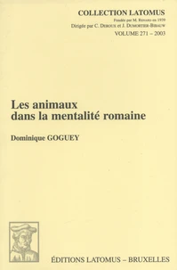 Les animaux dans la mentalité romaine