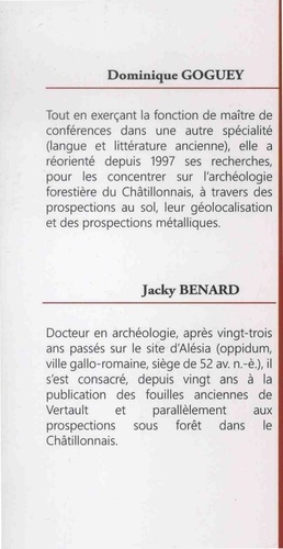 Structures en pierre du plateau du Chatillonnais (Côte d'Or) du Hallstatt à l'Antiquité tardive. L'apport de l'archéologie forestière