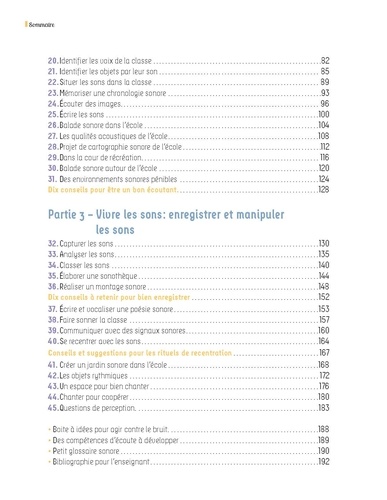 Voix, sons, écoute Cycles 2 et 3. Postures et activités