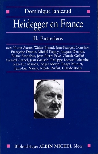 Heidegger en France tome 2