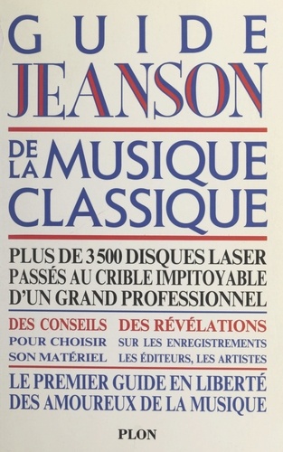 Guide Jeanson de la musique classique