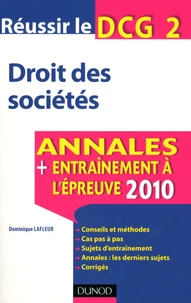 DCG2 - Droit des sociétés