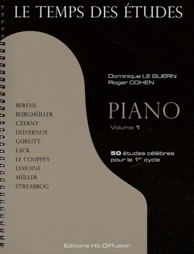 Dominique Le Guern et Roger Cohen - Piano - Volume 1, 50 études.