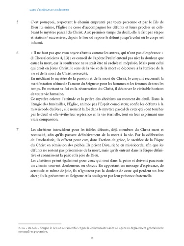 Dans l'espérance chrétienne. Célébrations pour les défunts