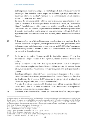 Dans l'espérance chrétienne. Célébrations pour les défunts