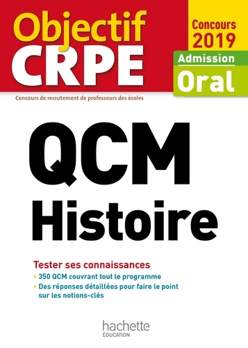 Dominique Legrand - QCM Histoire - Admission oral.