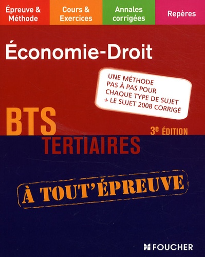 Dominique Lemoine et Hélène Thomas - Economie-Droit BTS tertiaires.