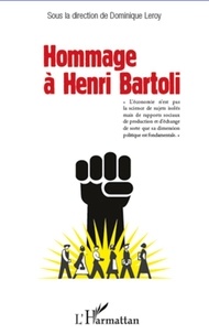 Dominique Leroy - Hommage à Henri Bartoli.